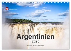 Argentinien, Gauchos - Anden - Wasserfälle (Wandkalender 2025 DIN A3 quer), CALVENDO Monatskalender