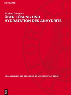 Cover Über Lösung und Hydratation des Anhydrits