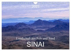 Sinai - Landschaft aus Fels und Sand (Wandkalender 2025 DIN A4 quer), CALVENDO Monatskalender - Calvendo;Frank, Roland T.