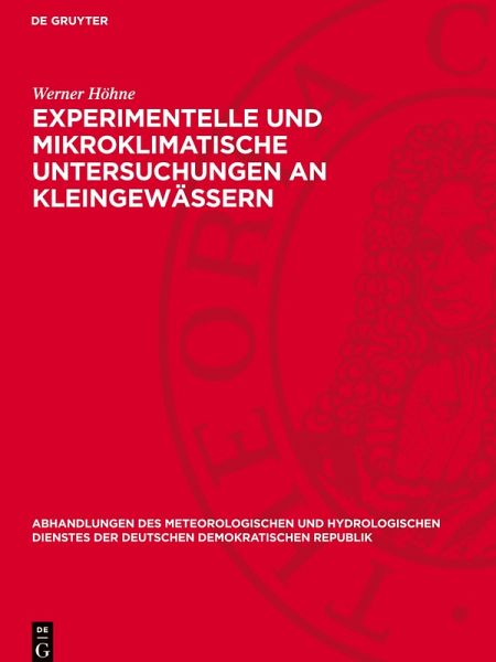 Experimentelle und mikroklimatische Untersuchungen an Kleingewässern
