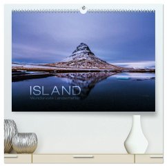 Island - Wundervolle Landschaften (hochwertiger Premium Wandkalender 2025 DIN A2 quer), Kunstdruck in Hochglanz