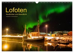 Lofoten - Nordlichter und Abendlicht (Wandkalender 2025 DIN A3 quer), CALVENDO Monatskalender