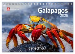 Galapagos 2025 tierisch gut (Tischkalender 2025 DIN A5 quer), CALVENDO Monatskalender - Calvendo;Bergwitz, Uwe