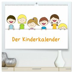 Der Kinderkalender (hochwertiger Premium Wandkalender 2025 DIN A2 quer), Kunstdruck in Hochglanz - Calvendo;FloBo