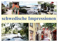 schwedische Impressionen (Wandkalender 2025 DIN A3 quer), CALVENDO Monatskalender