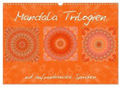 Mandala Trilogien (Wandkalender 2025 DIN A3 quer), CALVENDO Monatskalender