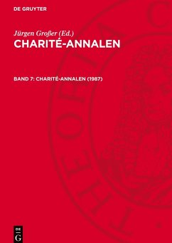 Cover Charité-Annalen, Band 7, Charité-Annalen (1987)