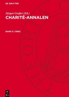 Cover Charité-Annalen, Band 5, Charité-Annalen (1985)