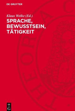 Cover Sprache, Bewußtsein, Tätigkeit
