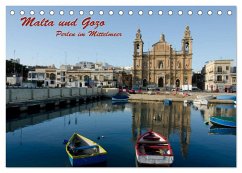 Malta und Gozo, Perlen im Mittelmeer (Tischkalender 2025 DIN A5 quer), CALVENDO Monatskalender