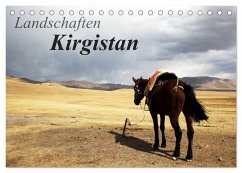 Landschaften Kirgistan (Tischkalender 2025 DIN A5 quer), CALVENDO Monatskalender