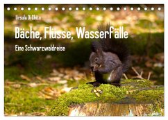 Bäche, Flüsse, Wasserfälle - Eine Schwarzwaldreise (Tischkalender 2025 DIN A5 quer), CALVENDO Monatskalender