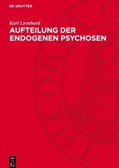 Cover Aufteilung der endogenen Psychosen