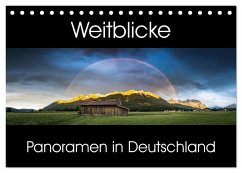 Weitblicke - Panoramen (Tischkalender 2025 DIN A5 quer), CALVENDO Monatskalender - Calvendo;Wasilewski, Martin