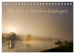 Die Elbe in Dresden-Laubegast (Tischkalender 2025 DIN A5 quer), CALVENDO Monatskalender