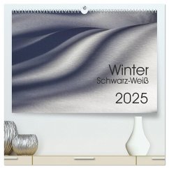 Winter Schwarz-Weiß (hochwertiger Premium Wandkalender 2025 DIN A2 quer), Kunstdruck in Hochglanz - Calvendo;Eisele, Horst