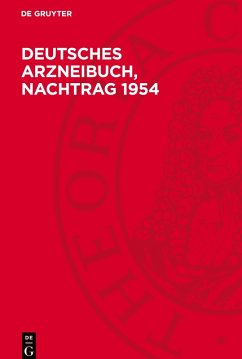 Deutsches Arzneibuch, Nachtrag 1954