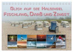 Blick auf die Halbinsel Fischland, Darß und Zingst (Tischkalender 2025 DIN A5 quer), CALVENDO Monatskalender - Calvendo;Gödecke, Dieter