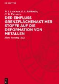 Der Einfluss grenzflächenaktiver Stoffe auf die Deformation von Metallen