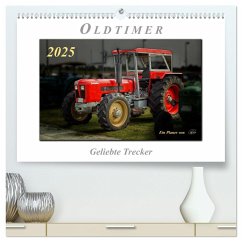 Oldtimer - geliebte Trecker (hochwertiger Premium Wandkalender 2025 DIN A2 quer), Kunstdruck in Hochglanz