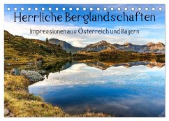 Herrliche Berglandschaften - Impressionen aus Österreich und Bayern (Tischkalender 2025 DIN A5 quer), CALVENDO Monatskalender - Calvendo;Brandstätter, Susanne Aigner, Hannes