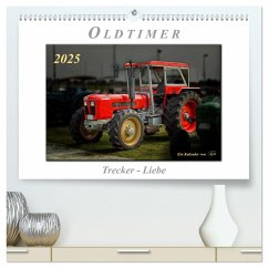 Oldtimer - Trecker Liebe (hochwertiger Premium Wandkalender 2025 DIN A2 quer), Kunstdruck in Hochglanz