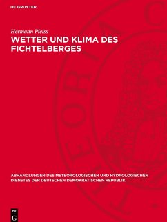 Wetter und Klima des Fichtelberges - Pleiss, Hermann