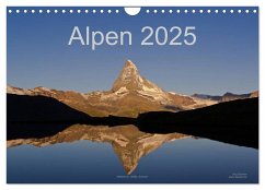 Alpen (Wandkalender 2025 DIN A4 quer), CALVENDO Monatskalender