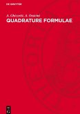 Quadrature Formulae