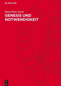 Cover Genesis und Notwendigkeit