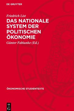 Cover Das nationale System der politischen Ökonomie