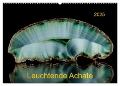 Leuchtende Achate (Wandkalender 2025 DIN A2 quer), CALVENDO Monatskalender