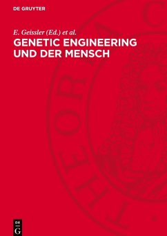 Cover Genetic engineering und der Mensch