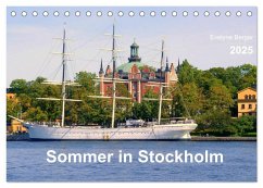 Sommer in Stockholm 2025 (Tischkalender 2025 DIN A5 quer), CALVENDO Monatskalender