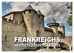 Frankreichs wehrhafter Süden - Festungen und Wehranlagen im Languedoc-Roussillon (Wandkalender 2025 DIN A2 quer), CALVENDO Monatskalender - Calvendo;Bartruff, Thomas