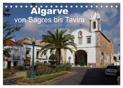 Algarve von Sagres bis Tavira (Tischkalender 2025 DIN A5 quer), CALVENDO Monatskalender