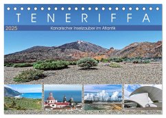 TENERIFFA Kanarischer Inselzauber im Atlantik (Tischkalender 2025 DIN A5 quer), CALVENDO Monatskalender