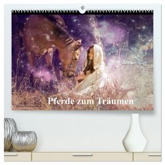 Pferde zum Träumen (hochwertiger Premium Wandkalender 2025 DIN A2 quer), Kunstdruck in Hochglanz
