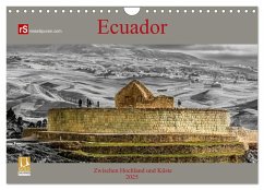 Ecuador 2025 Zwischen Hochland und Küste (Wandkalender 2025 DIN A4 quer), CALVENDO Monatskalender - Calvendo;Bergwitz, Uwe