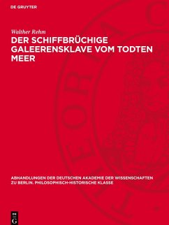 Cover Der schiffbrüchige Galeerensklave vom Todten Meer