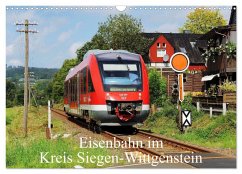 Eisenbahn im Kreis Siegen-Wittgenstein (Wandkalender 2025 DIN A3 quer), CALVENDO Monatskalender