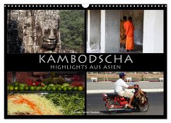 Kambodscha - Highlights aus Asien 2025 (Wandkalender 2025 DIN A3 quer), CALVENDO Monatskalender