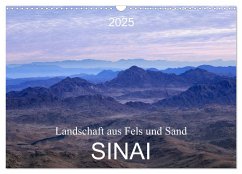 Sinai - Landschaft aus Fels und Sand (Wandkalender 2025 DIN A3 quer), CALVENDO Monatskalender