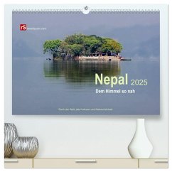 Nepal 2025 - Dem Himmel so nah (hochwertiger Premium Wandkalender 2025 DIN A2 quer), Kunstdruck in Hochglanz - Calvendo;Bergwitz, Uwe