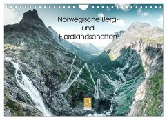 Norwegische Berg- und Fjordlandschaften (Wandkalender 2025 DIN A4 quer), CALVENDO Monatskalender - Calvendo;Sußbauer, Franz