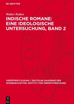 Cover Indische Romane: Eine ideologische Untersuchung, Band 2