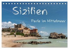 Sizilien - Perle im Mittelmeer (Tischkalender 2025 DIN A5 quer), CALVENDO Monatskalender