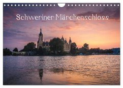 Schweriner Märchenschloss (Wandkalender 2025 DIN A4 quer), CALVENDO Monatskalender - Calvendo;Müller, Markus