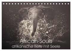 African Souls - afrikanische Tiere mit Seele (Tischkalender 2025 DIN A5 quer), CALVENDO Monatskalender - Calvendo;Kulpa, Manuela