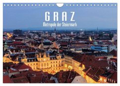 Graz - Metropole der Steiermark (Wandkalender 2025 DIN A4 quer), CALVENDO Monatskalender